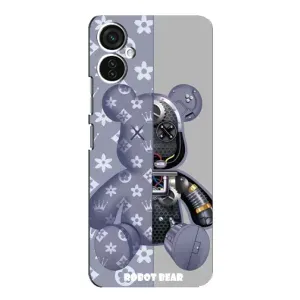 Силиконовый чехол для TECNO Spark 9 Pro (Медведь Louis Vuitton)