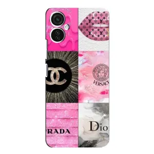 Чохол (Dior, Prada, YSL, Chanel) для TECNO Spark 9 Pro (Модніца)