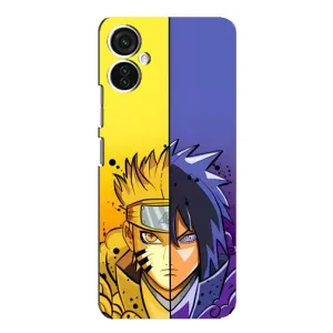 Купить Чехлы на телефон с принтом Anime для TECNO Spark 9 Pro (Naruto Vs Sasuke)