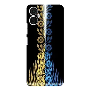 Силіконовый Чохол на TECNO Spark 9 Pro (Патріотична вишиванка)