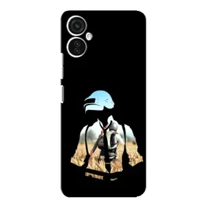 Силиконовый чехол с картинкой "Герой Pubg" на TECNO Spark 9 Pro (Пубг мен)