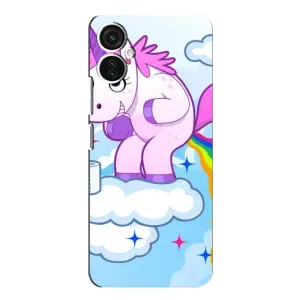Чохол Unicorn на TECNO Spark 9 Pro (Веселка Єдиноріга)