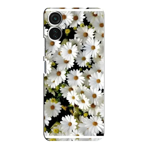 Чехол с рисунком «Рамка в ромашках» для TECNO Spark 9 Pro Чехол с рисунком «Рамка в ромашках» для TECNO Spark 9 Pro