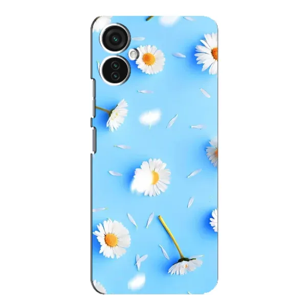 Чохол з малюнком «ромашки на блакитному» для TECNO Spark 9 Pro