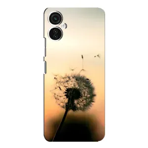 Силиконовый Чехол с одуванчиками на TECNO Spark 9 Pro (Роздумаханый одуванчик)