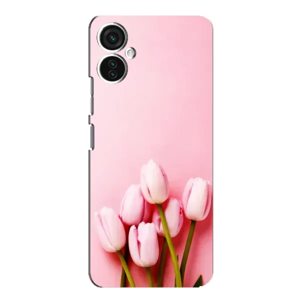 Чехол с рисунком «Розовые тюльпаны» для TECNO Spark 9 Pro Чехол с рисунком «Розовые тюльпаны» для TECNO Spark 9 Pro