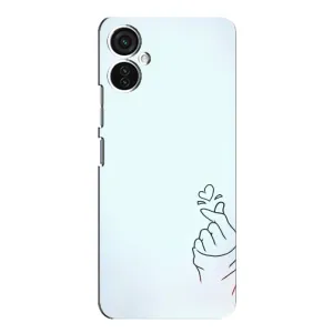 Чохол (Знак сердечка) для TECNO Spark 9 Pro (Сердечко на блакитному)