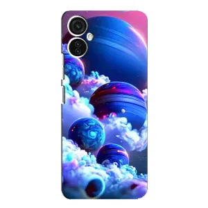 Чехлы КОСМОС для TECNO Spark 9 Pro (Синие планеты)