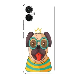 Бампер для TECNO Spark 9 Pro с картинкой "Песики" (Собака Король)
