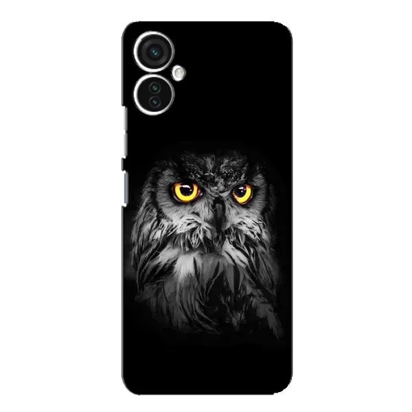 Чехол с рисунком «Сова на чёрном» для TECNO Spark 9 Pro Чехол с рисунком «Сова на чёрном» для TECNO Spark 9 Pro