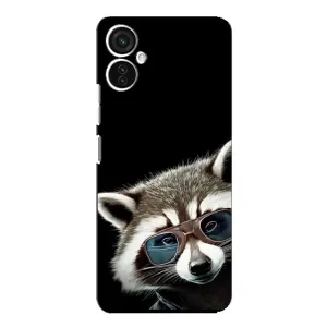 Силиконовый Чехол с Енотами на TECNO Spark 9 Pro (Стильный Енот)