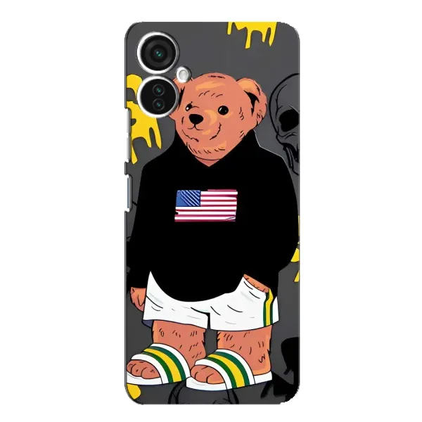 Чехол с рисунком «Teddy USA» для TECNO Spark 9 Pro Чехол с рисунком «Teddy USA» для TECNO Spark 9 Pro