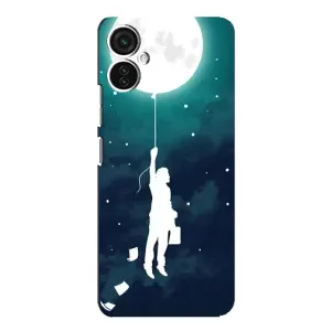 Чехол (ТПУ) с планетами на TECNO Spark 9 Pro (To The moon)