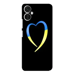 Силіконовий Чохол на TECNO Spark 9 Pro (Я-Україна) (Українське серце)