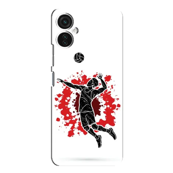 Чехол с рисунком «Волейболист» для TECNO Spark 9 Pro Чехол с рисунком «Волейболист» для TECNO Spark 9 Pro