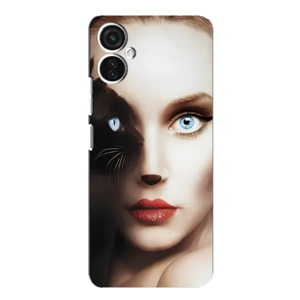 Чехол с рисунком «Женщина кошка» для TECNO Spark 9 Pro Чехол с рисунком «Женщина кошка» для TECNO Spark 9 Pro