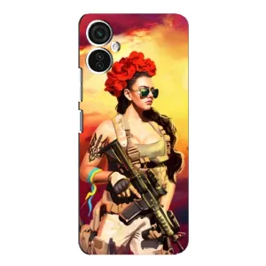 ЗСУ Чохли (TPU) для TECNO Spark 9 Pro (Жінка солдат)