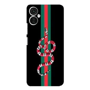 Чехлы Бренд GUCCI для TECNO Spark 9 Pro (Змей Гуччи)