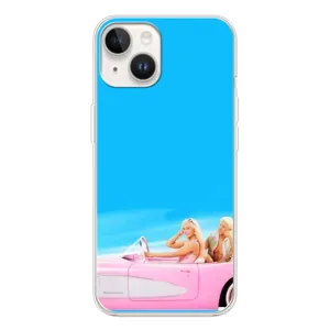 Силиконовый Чехол Барби Фильм на Tecno Spark Go 1 (Барби и Кен)