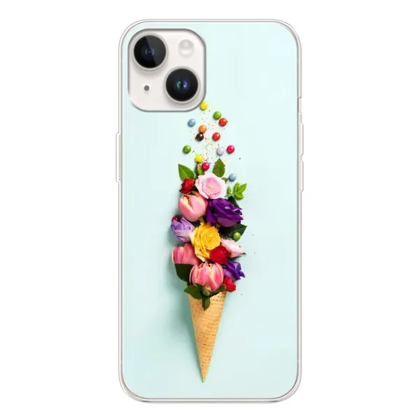 Чехол с рисунком «Цветок-мороженное» для TECNO Spark Go 1 Чехол с рисунком «Цветок-мороженное» для TECNO Spark Go 1
