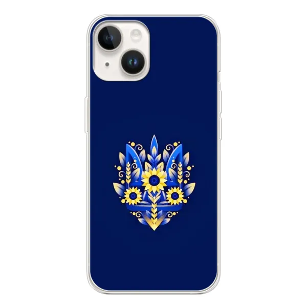 Чехол с рисунком «Цветущий Герб» для TECNO Spark Go 1