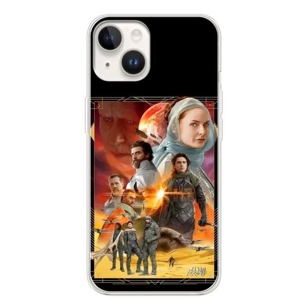 Чехол с рисунком «Д Ю Н А» для TECNO Spark Go 1