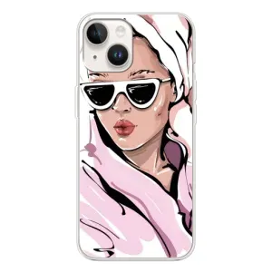 Чехол с картинкой Модные Девчонки Tecno Spark Go 1 (Девушка в халате)