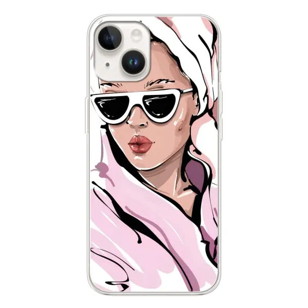 Чехол с рисунком «Девушка в халате» для TECNO Spark Go 1 Чехол с рисунком «Девушка в халате» для TECNO Spark Go 1