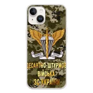Чехлы на военную тематику для Tecno Spark Go 1 (ДШВ ЗСУ)