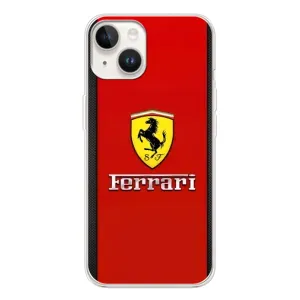 Силіконовий бампер з картинкою машини на Tecno Spark Go 1 (Ferrari Logo)