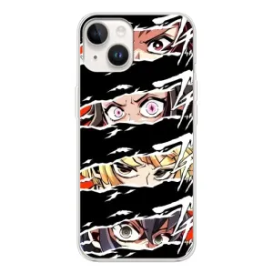 Силіконові чохлі з очіма Anime для Спарк Гоу 1 (Очі на чорному)