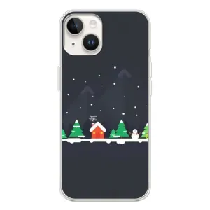 Силіконовий бампер на різдво для Tecno Spark Go 1 (Місто зимове)