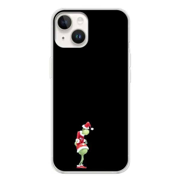 Чехол с рисунком «Гринч на чорном» для TECNO Spark Go 1 Чехол с рисунком «Гринч на чорном» для TECNO Spark Go 1