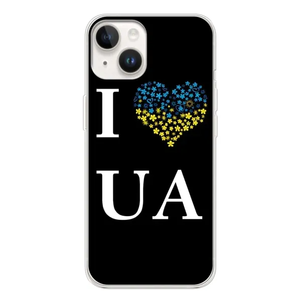 Чехол с рисунком «I Love UA» для TECNO Spark Go 1 Чехол с рисунком «I Love UA» для TECNO Spark Go 1