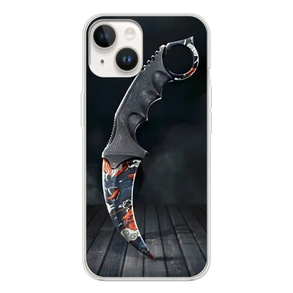Чехол с рисунком «Кинжал КС ГО» для TECNO Spark Go 1 Чехол с рисунком «Кинжал КС ГО» для TECNO Spark Go 1