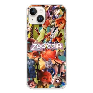 Силіконовий чохол з принтом Зоотрополіс для Tecno Spark Go 1 (Колаж героїв)