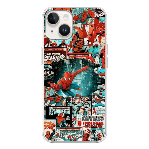Чехол с рисунком «Комиксы Человек Паук» для TECNO Spark Go 1 Чехол с рисунком «Комиксы Человек Паук» для TECNO Spark Go 1