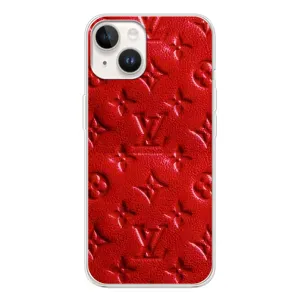 Текстурный Чехол Louis Vuitton для Спарк Гоу 1 (Красный ЛВ)