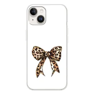Чехол банты для Tecno Spark Go 1 (Леопардовый принт)