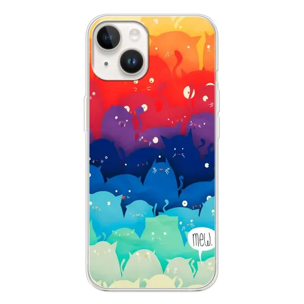 Чехол с рисунком «Mew» для TECNO Spark Go 1