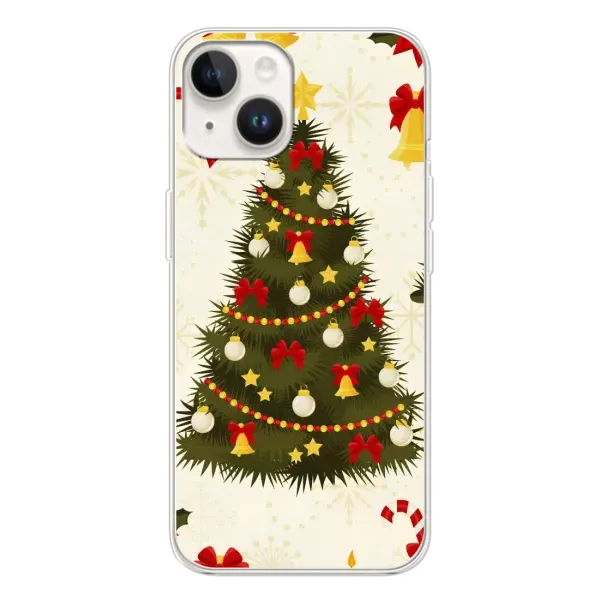 Чехол с рисунком «Новогодний принт» для TECNO Spark Go 1 Чехол с рисунком «Новогодний принт» для TECNO Spark Go 1