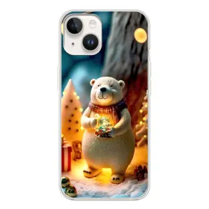 Чехлы на Новый Год Tecno Spark Go 1 (Новогодний ведмеженок)