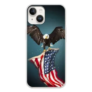 Чохол Прапор USA для Tecno Spark Go 1 (Орел і прапор)