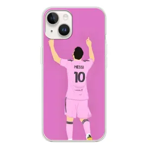 Чехлы Лео Месси в Майами на Tecno Spark Go 1 (Празднование Месси)