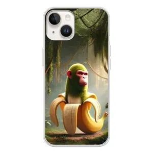 Чехол с мемами тралалело тралала для Tecno Spark Go 1 (Шимпанзини бананини)