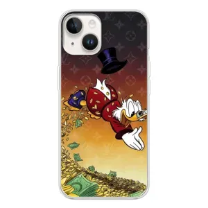 Силиконовый чехол для Tecno Spark Go 1 (Скрудж Луи Виттон)