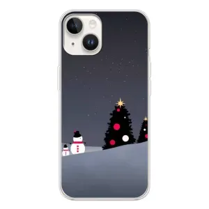 Чехлы на Новый Год Tecno Spark Go 1 (Снеговички)