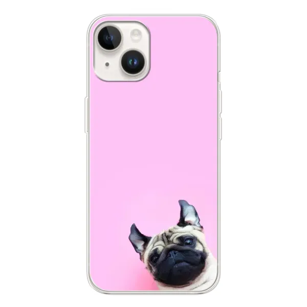 Чехол с рисунком «Собака на розовом» для TECNO Spark Go 1 Чехол с рисунком «Собака на розовом» для TECNO Spark Go 1