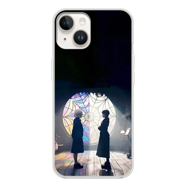 Чехол с рисунком «Уэнсдей и Энди» для TECNO Spark Go 1 Чехол с рисунком «Уэнсдей и Энди» для TECNO Spark Go 1