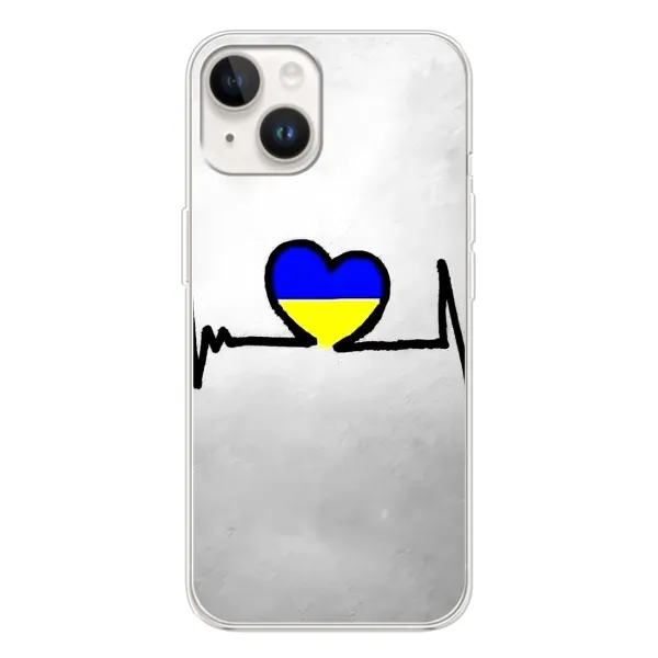 Чехол с рисунком «Украинская кардиограмма» для TECNO Spark Go 1 Чехол с рисунком «Украинская кардиограмма» для TECNO Spark Go 1